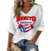 Bad Bunny Benito Waffle V-Neck Shirt