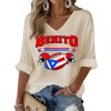 Bad Bunny Benito Waffle V Neck Shirt 4