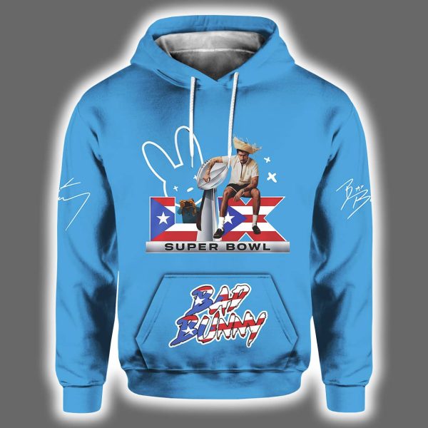 Bad Bunny Here For The Benito Bowl The Best Half Time 2025 Hoodie 3