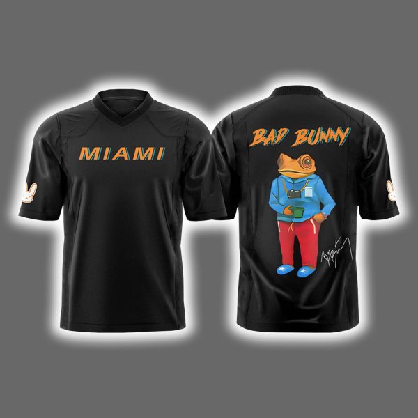 Bad Bunny x Dolphins Football Jersey