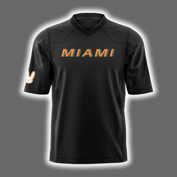 Bad Bunny x Dolphins Football Jersey 2
