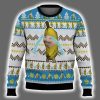 Banana Cat Crying Meme Ugly Christmas Sweater 2