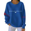 Be Good Do Good God Bless Go Bills Pit Striped Sweatshirt