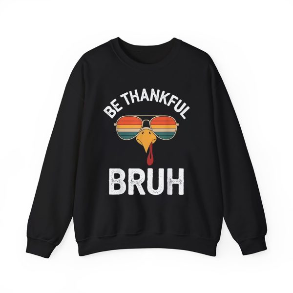 Be Thankful Bruh Thanksgiving Turkey Boys Shirt 2