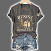 Bear Frog Penguin Portland Frog Resist Social Club Only You Can Prevent Fascism Print T Shirt 6