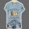 Bear Frog Penguin Portland Frog Resist Social Club Only You Can Prevent Fascism Print T Shirt 7