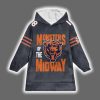 Bears Monsters Of The Midway William 18 Unisex Blanket Hoodie 2