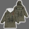 Bears Walter Payton 34 Salute to Service Blanket Hoodie