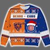 Bears x Cubs Ugly Christmas Sweater