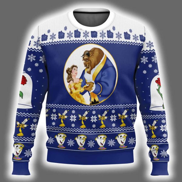 Beauty And The Beast Ugly Christmas Sweater 2