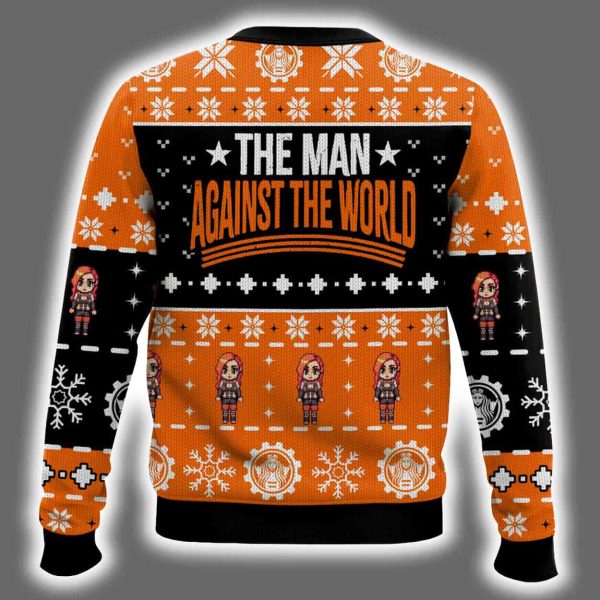 Becky Lynch The Man Ugly Christmas Sweater 3