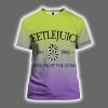 Beetlejuice Never Trust The Living Halloween Horror Shirt 2