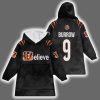 Bengals Believe Burrow 9 Blanket Hoodie