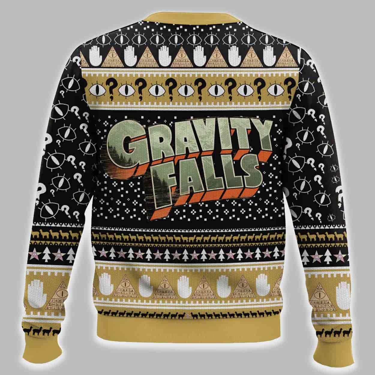 Bill Cipher Gravity Falls Ugly Christmas Sweater 3 Bill Cipher Gravity Falls Ugly Christmas Sweater2