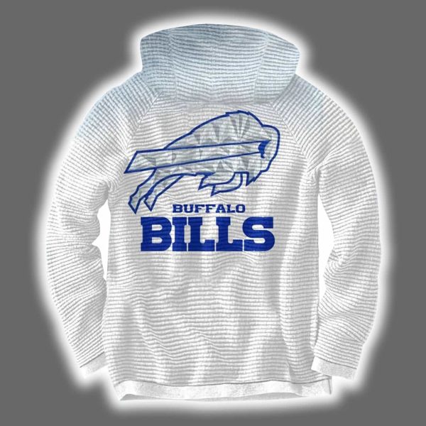 Bills 2025 2026 Cold Front Waffle Hoodie 3