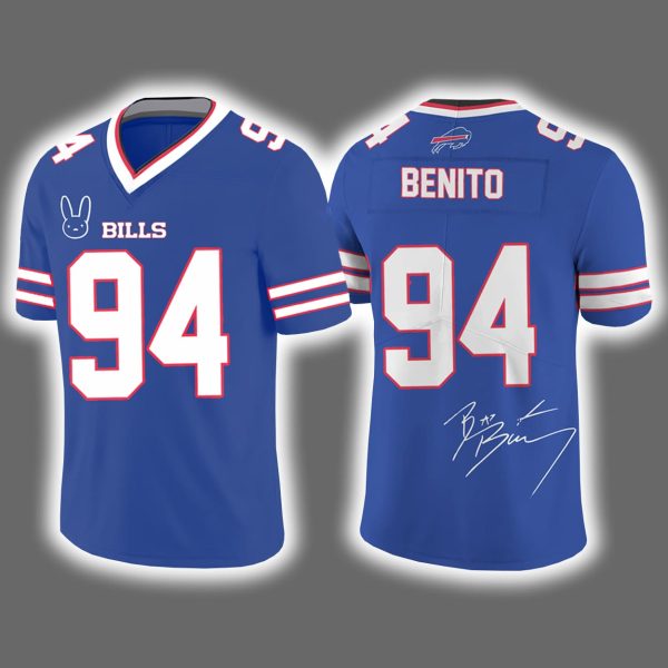 Bills Bad Bunny Super Bowl 2026 Signature Jersey