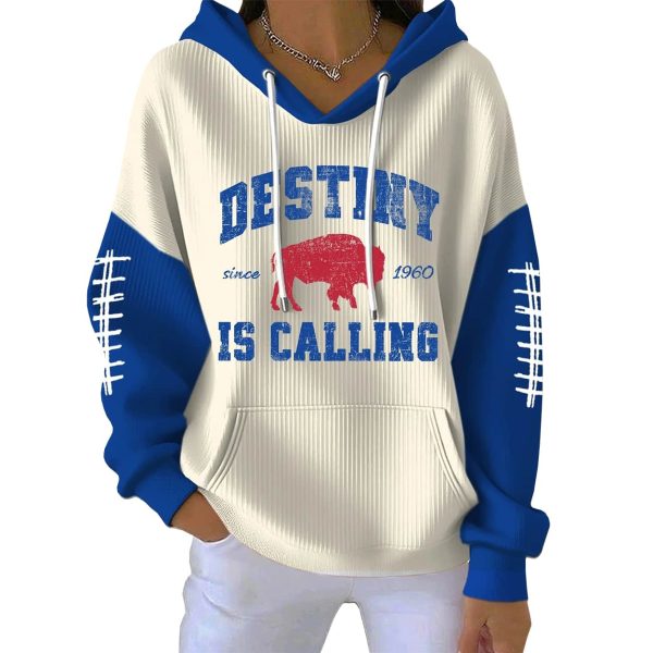 Bills Destiny Is Calling Since 1960 Pit Striped Hoodie