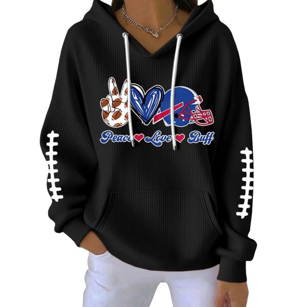 Bills Josh Allen 17 Pit Striped Sweatshirt 2