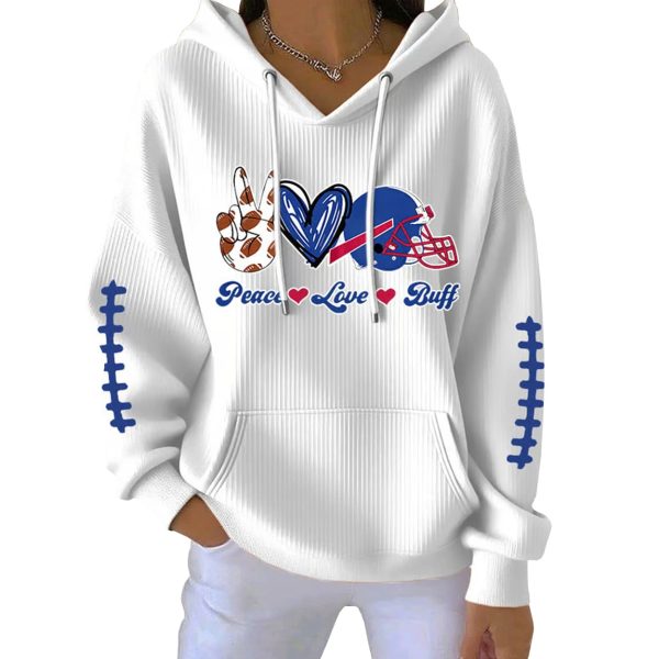 Bills Josh Allen 17 Pit Striped Sweatshirt 3