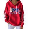 Bills Peace Love Buff Pit Striped Hoodie