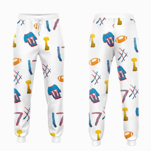 Bills Josh Allen 2025 Billustration Charlie Hoodie Joggers Cap 2