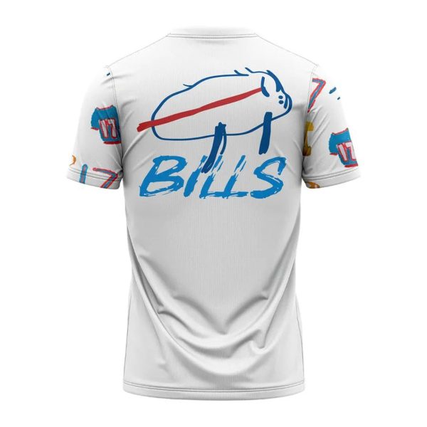 Bills Josh Allen 2025 Billustration Charlie Shirt 3