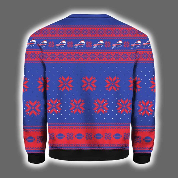 Bills Josh Allen 2025 Ugly Christmas Sweater 3