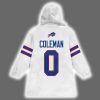 Bills Keon Coleman 0 Unisex Blanket Hoodie 3