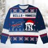 Bills x Yankees Its The Most Wonderful Time Of The Years Ugly Christmas Sweater 2