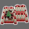 Black Cats Destroying Christmas Tree Ugly Christmas Sweater