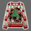 Black Cats Destroying Christmas Tree Ugly Christmas Sweater 2