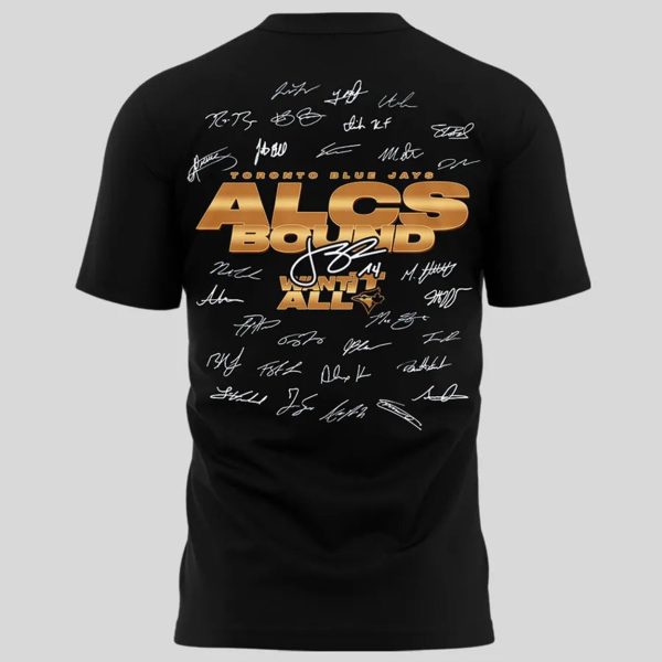 Blue Jays 2025 ALCS Signature Two Sided Shirt 3