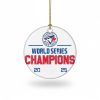 Blue Jays 2025 World Series Champions Christmas Ornament