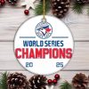 Blue Jays 2025 World Series Champions Christmas Ornament 2