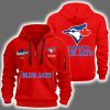 Blue Jays 2025 World Series Champions Personalized Quarter Zip Hoodie
