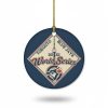Blue Jays Baseball 2025 World Series Christmas Ornament