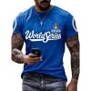 Blue Jays Baseball World Series 2025 Print Casual T-Shirt