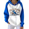 Blue Jays World Series 2025 American National Print Pit Striped Hoodie
