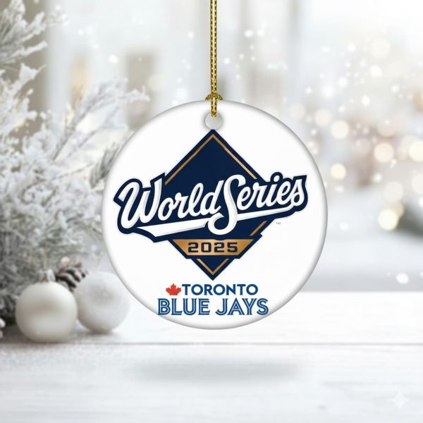 Blue Jays World Series 2025 Christmas Ornament 2
