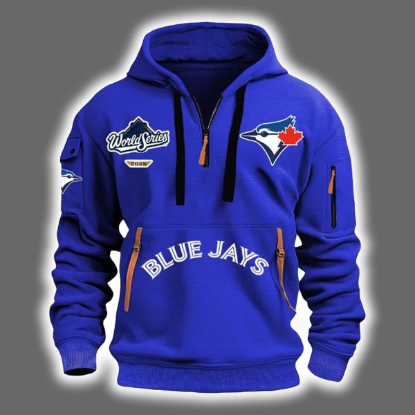 Blue Jays World Series 2025 Quarter Zip Hoodie