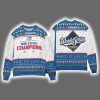 Blue Jays World Series Champions 2025 Ugly Christmas Sweater