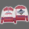 Blue Jays World Series Champions 2025 Ugly Christmas Sweater