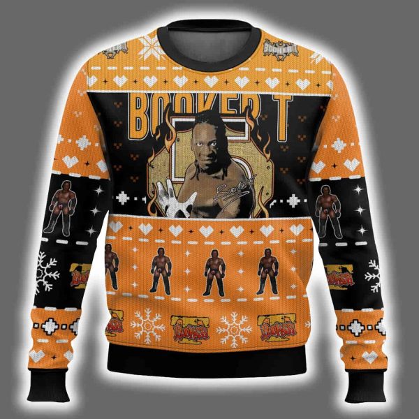 Booker T Ugly Christmas Sweater 2