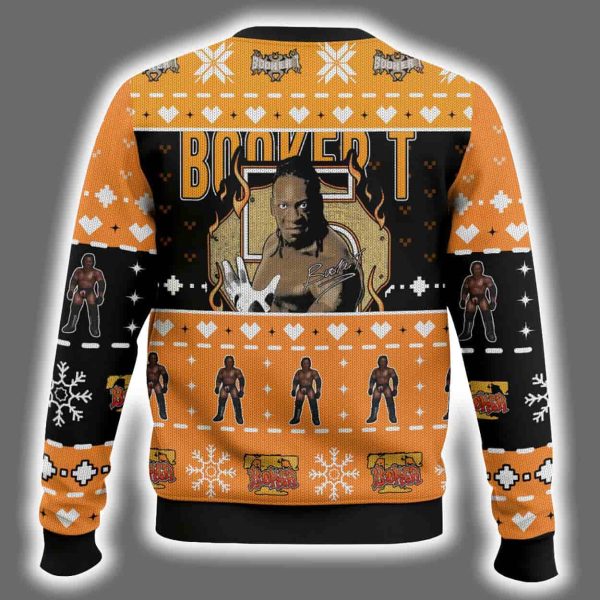 Booker T Ugly Christmas Sweater 3