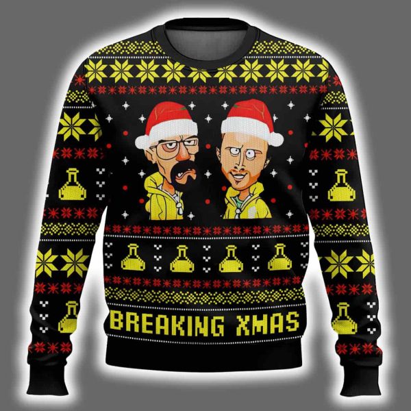 Breaking Xmas Breaking Bad Ugly Christmas Sweater 2