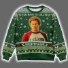 Brennan Huff You Have To Call Me Nighthawk Step Brothers Christmas Ugly Sweater