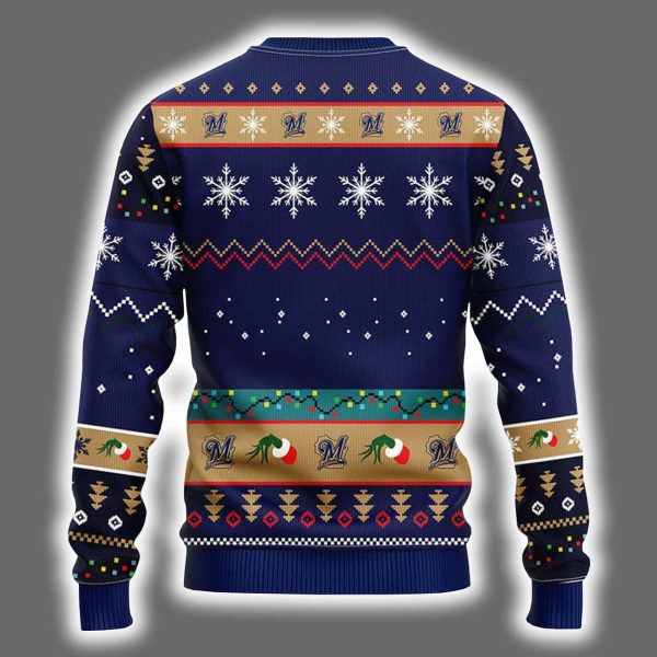 Brewers Grnch Hand Ugly Christmas Sweater 3