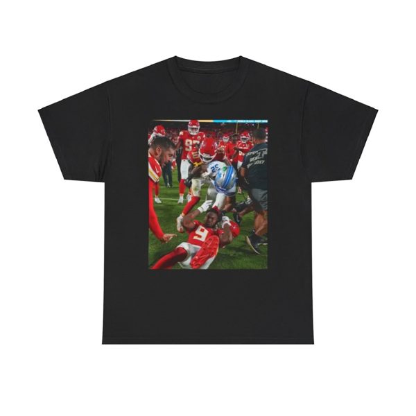 Brian Branch Slaps JuJu Smith-Schuster Shirt