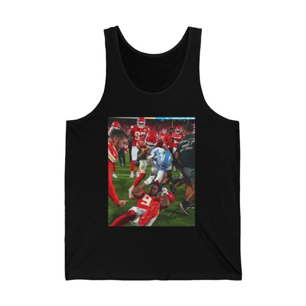 Brian Branch Slaps JuJu Smith Schuster Shirt