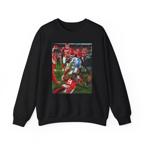 Brian Branch Slaps JuJu Smith Schuster Shirt